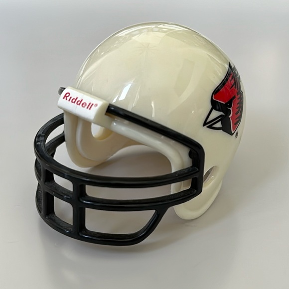 NCAA Ball State Cardinals Vintage Pocket Pro Mini Riddell Football Helmet - Picture 3 of 7